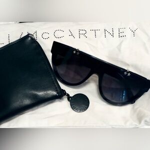 Stella McCartney Detachable Flip Up Flat Top Sunglasses